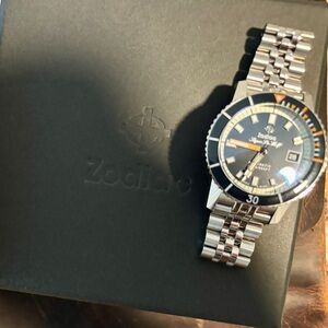 Zodiac Super Seawolf 40mm 200m Diver Automatic Movement (Like New)